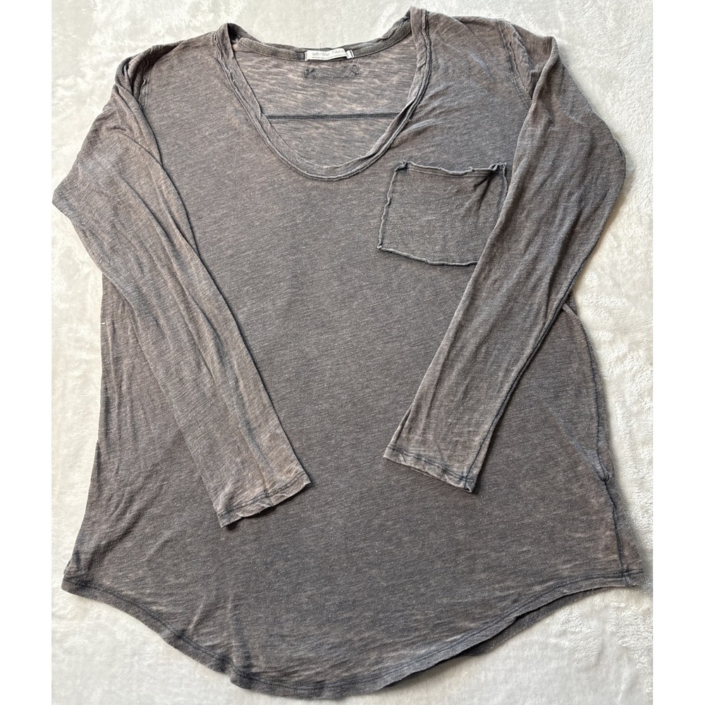 Women's Size M We The Free Betty Long Sleeve One Pocket Free People Casual Top